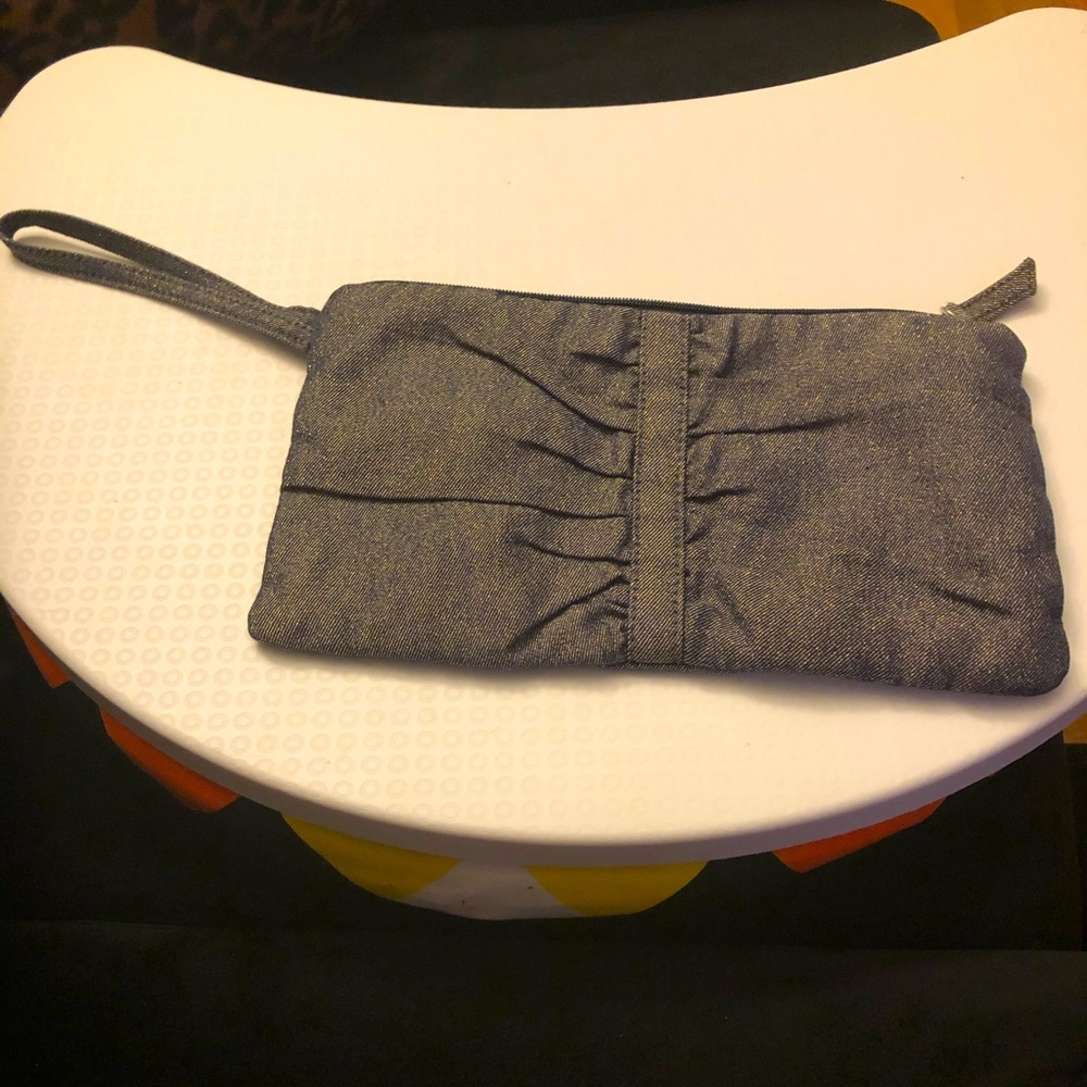 Denim Gap Wristlet